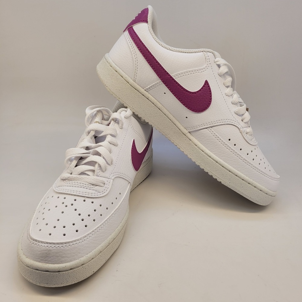 Nike Court Vision Low NN White Cactus Flower Purple DH3158-500 Womens Size 7 NEW